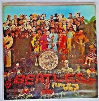 Beatles Vinyl Sgt Peppers Lonely Hearts Club Band 1st Pressing,  Cover,  Cut - Out