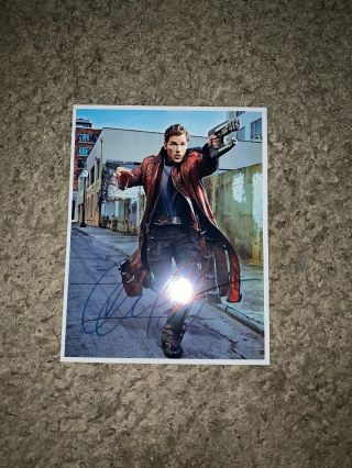 Chris Pratt Signed 8.  5x11 Guardians Of The Galaxy,  Avengers Autograph W/coa 3