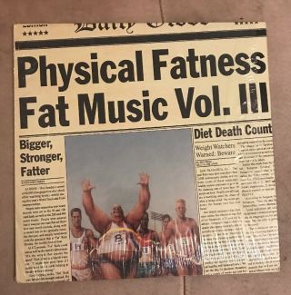 Fat Wreck Chords: Fat Music Vol.  Iii Physical Fatness Lp Vinyl Record V/a
