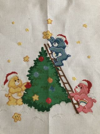 Vintage Care Bears Christmas Cross Stitch