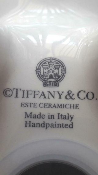Tiffany & Co.  Este Ceramiche Elephant Piggy Bank Green Dot ITALY 8