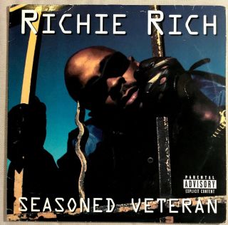 Richie Rich Seasoned Veteran 2lp Def Jam 1996 E - 40 2pac The Luniz Rick Rock Vg,