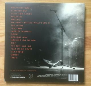 Never Played - Twenty One Pilots BLURRYFACE LIVE Vinyl Some Light Wear on Sleeve 3
