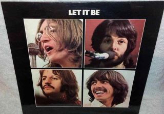 The Beatles " Let It Be " Rare Zealand Pressing Fully Laminated Cover Ex,