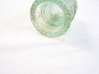 Green Glass Insulator McLAUGHLIN No 10 3