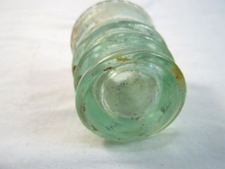 Green Glass Insulator McLAUGHLIN No 10 5