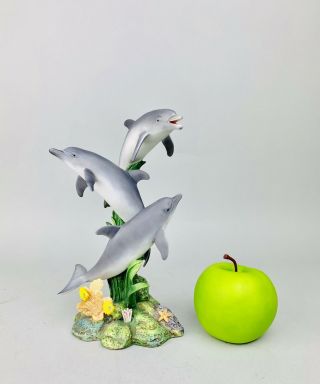 " Wonders Of The Sea " Dolphin,  Maruri Studio,  Porcelain Figure,  1994