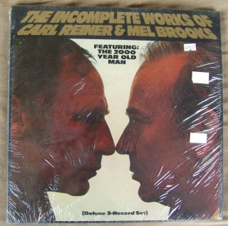 3 - Lp Set Incomplete Carl Reiner Mel Brooks Vinyl 3000 Year Old Warner