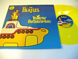 Beatles Lp " Yellow Submarine " Limited Edition Apple On Yellow Vinyl - Unplayed