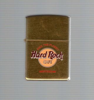 1998 Hard Rock Cafe,  Amsterdam,  Zippo Lighter