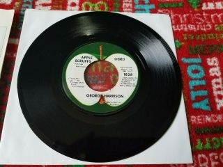 The Beatles George Harrison Apple 45 record WHAT IS LIFE,  1971 8