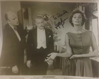 Sophia Loren Signed Photo Actress