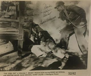 Roddy Mcdowall Signed Photo Actor “planet Of The Apes”