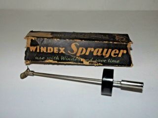 Vintage Windex Metal Pump Head Sprayer Dated 1936