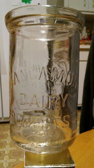 1947 Vintage Sangamon Dairy Products,  Creamy Cottage Cheese Springfield Il