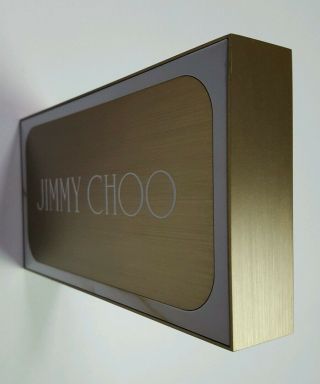 JIMMY CHOO LOGO PLAQUE IN GOLD METAL 4