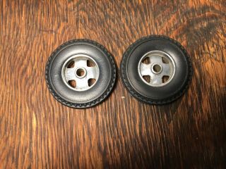 2 Vintage Smith Miller Gmc Truck Wheels Tires