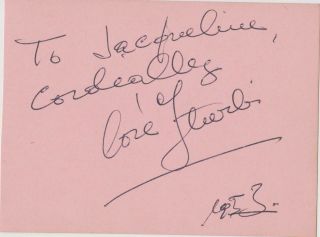 Classical Music - Spanish Conductor - JOSE ITURBI - Signed album page 2