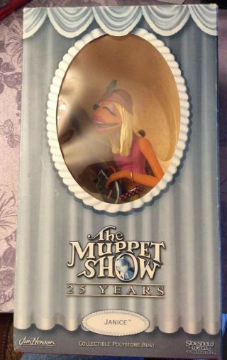 Sideshow Weta The Muppet Show 25 Years Janice Collectible Polystone Bust Mib