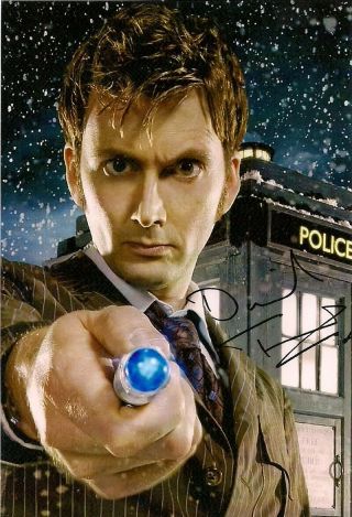 David Tennant Tenth Doctor Who Signed Autograph 6 X 4 Inches Pre Prined Photo