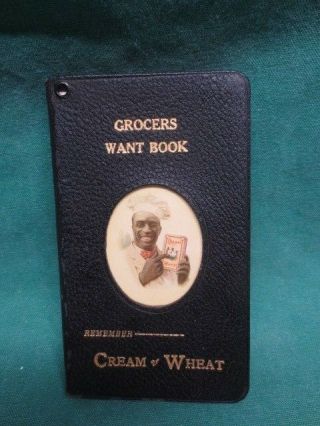 Vtg Remember Cream Of Wheat Grocers Want Book Salesman Sales Pad