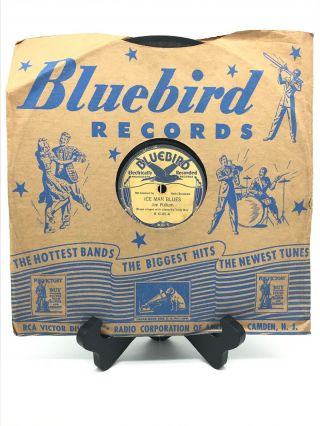 Joe Pullum - Ice Man Blues - Rare Blues,  Bluebird B - 6185,  I Believe In You,  Vg,