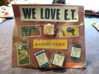 We Love E.  T.  The Extraterrestrial Vending Machine Header Display Rubix Cube