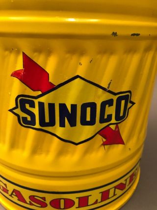 Vintage/Antique Sunoco 1 U.  S.  Gallon Canister 8