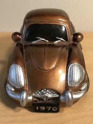 Collectible Volkswagen Beetle Vw Ceramic Car Coin/piggy Bank