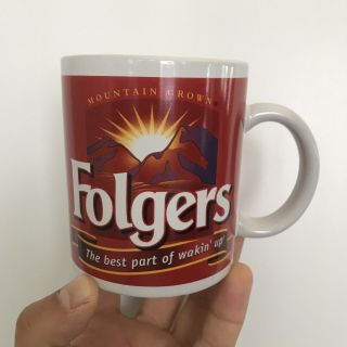 Folgers Cup Mountain Grown The Best Part Of Waking Up Coffee Mug