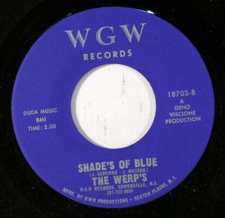 WERP ' S: Love ' s A Fire / Shades Of Blue 45 (Garage Psych) rare Rock & Pop 2