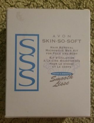 Avon Skin So Soft Sss Microwave Wax Hair Removal Kit
