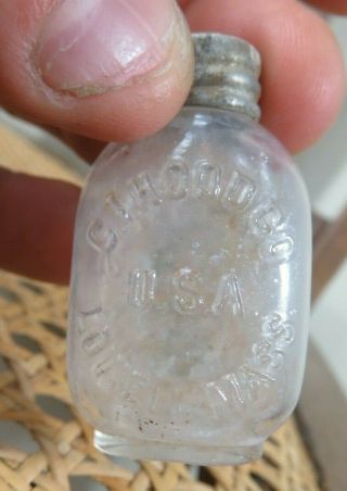 Tiny Old Pill Bottle - Hoods Pills Cure Liver Ills Ci Hood & Co Lowell Mass Usa
