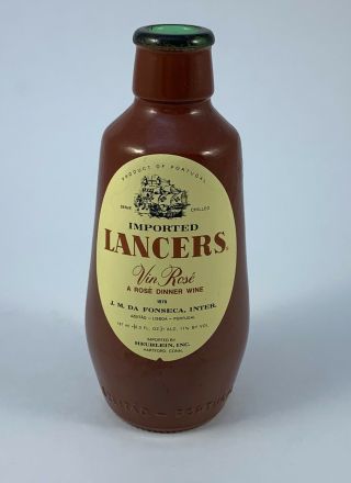 Vintage 1979 Imported Lancers Vin Rose Empty Bottle