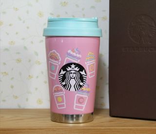 Nib Starbucks Japan / Frappuccino Pink Stainless Togo Tumbler / Elma / 355ml