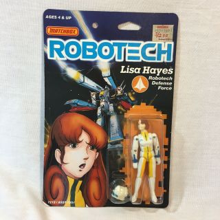 Robotech Lisa Hayes 4 " Figure Matchbox Nib Figurine 1985