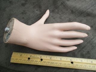Vintage 1960s - 1970s Woman Female Store Mannequin Right Hand Only Life Size
