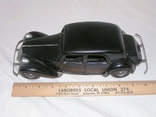 Metal Art Vintage Black Rolls Royce Model Toy Car Man Cave Bar Decor 3