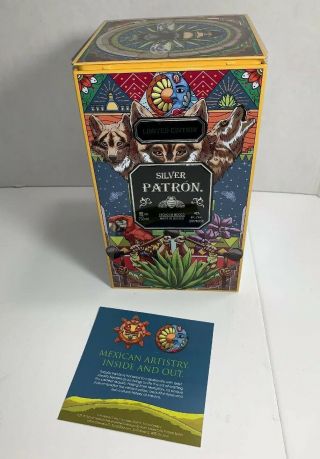 Patron Silver Tequila Limited Edition Collector Tin Box