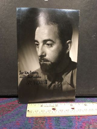 Guaranteed Authentic Vintage Autograph Al Hirshfeld Young And Wow