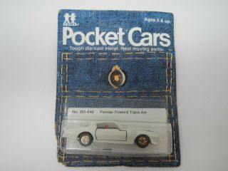 Tomy Tomica Pocket Cars Pontiac Firebird Trans Am No.  201 - F42