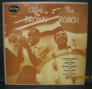 Clifford Brown & Max Roach - Emarcy Records 10 " Lp 26043 Vg,  Flat Edge