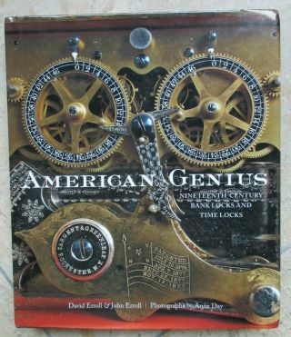 Antique Safe Time Clock,  Time Lock Book American Genius