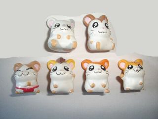 Hamtaro The Hamster Figurines Set 2 Cartoon Anime - Figures Collectibles