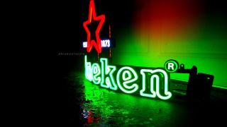 Heineken Star Beer Curved LED neon LED light sign curve 3
