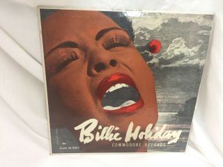 Billie Holiday Commodore Lp Fl 30,  008 Rare Nm -