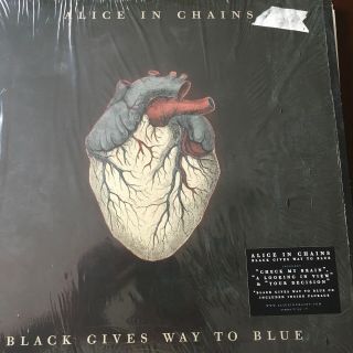 Alice In Chains - Black Gives Way To Blue - 2lp Clear Vinyl Near.  Gatefold