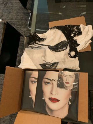 Madonna Madame X Vinyl (2),  Hot T - Shirt (size L),  Cd