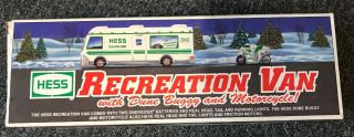 1998 Hess Rv With Dune Buggy And Motorcycle Ships