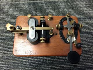Manhattan Electric Supply Company Telegraph Key And Sounder
